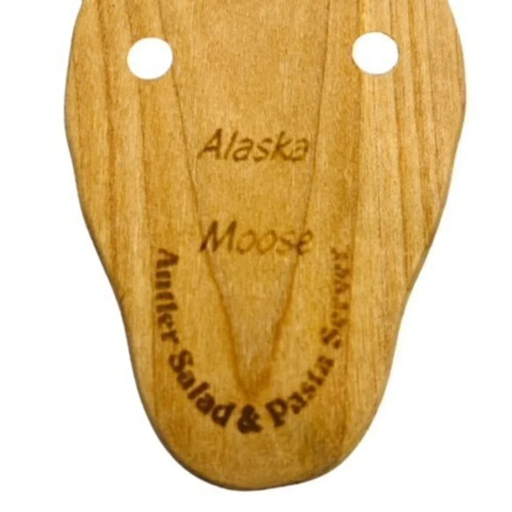 Alaska‎ Moose Antlers Alaska JACK’S Salad Pasta Servers Great GIFT Lodge CABIN